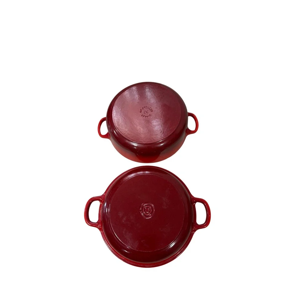 Le Creuset Signature Cast Iron Shallow Casserole with Reversible Baking Lid 26cm